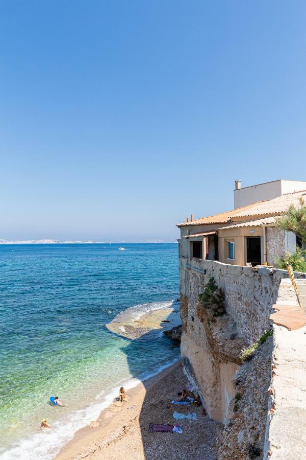 Le Grand Bleu- Superbe Maison Avec Terrasse Vue Sur Mer Марсель Экстерьер фото